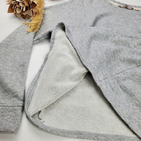 ATHLETA Grey Cinch Waist Modal Blend Sweater Small - Picture 10 of 16
